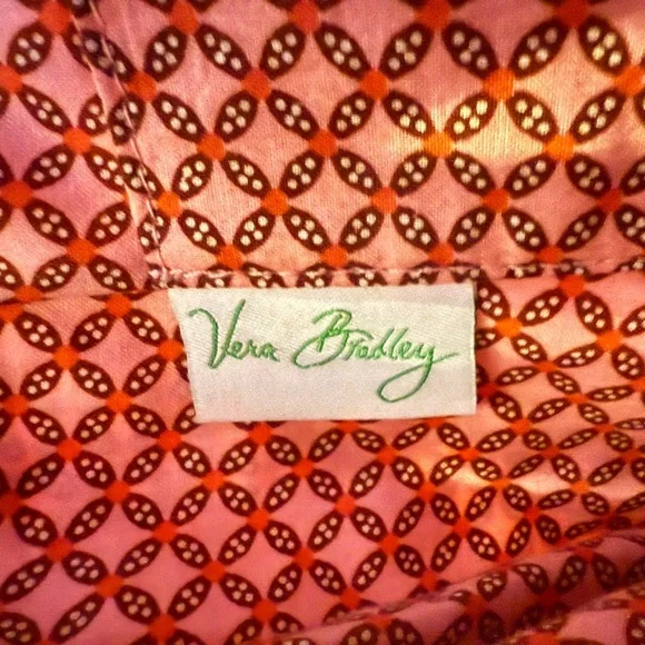 Vera Bradley Bali Gold Floral Hobo Style Shoulder Bag Women's Purse - Picture 6 of 9